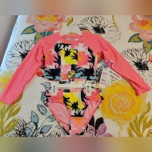 Limited Too Girl's 2 Pc Swim Set